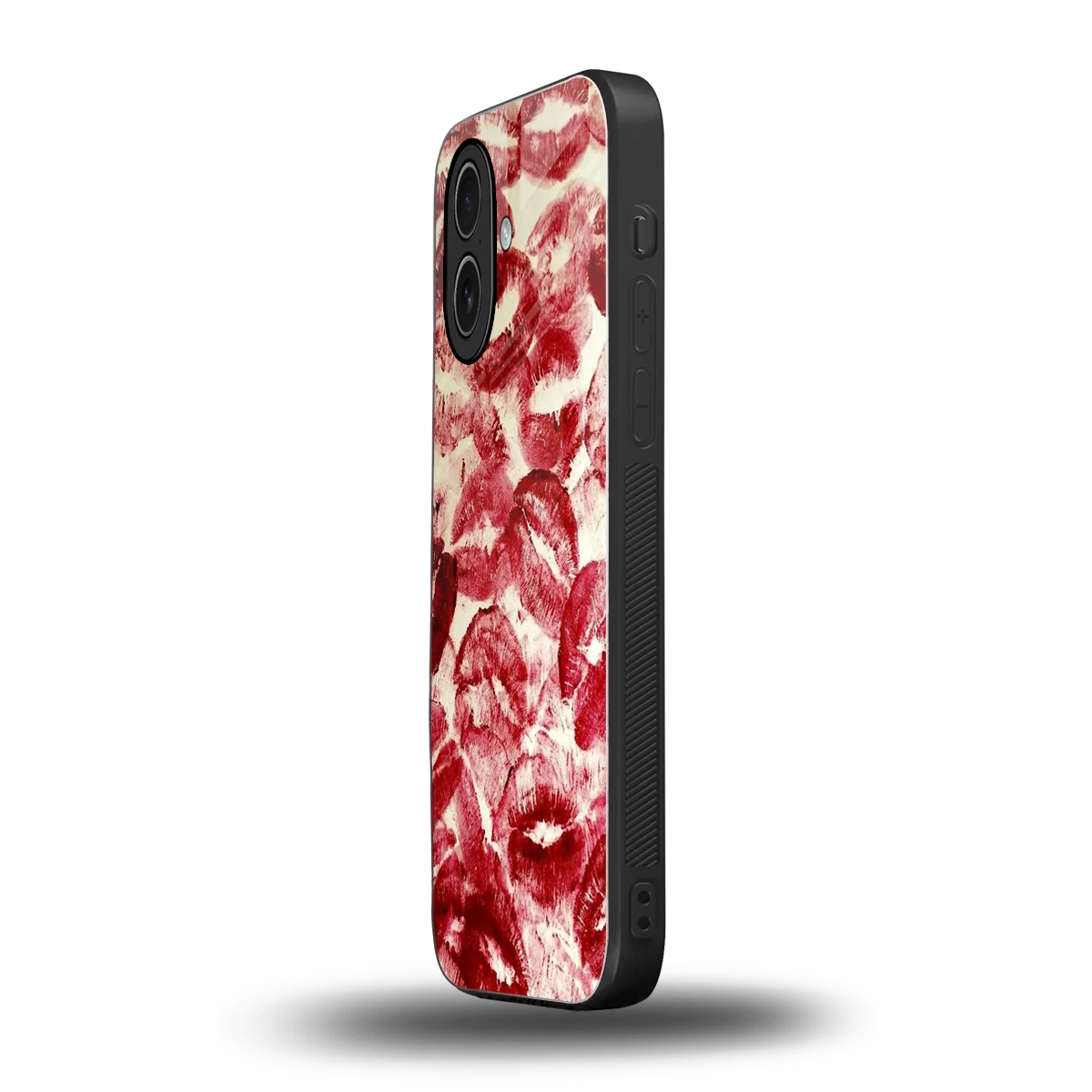 Lip Glam iphone 17 mobile cover | shockproof glass phone case