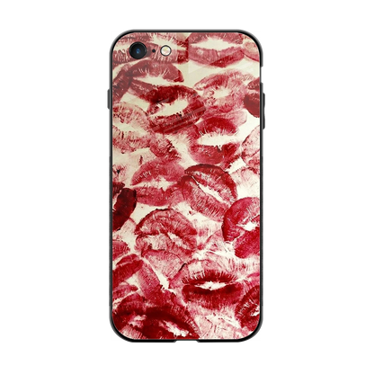 Lip Glam back phone cover | glass case for iphone 6