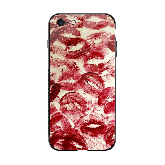 Lip Glam back phone cover | glass case for iphone 6s