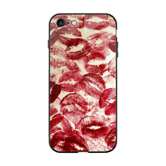 Lip Glam back phone cover | glass case for iphone 7