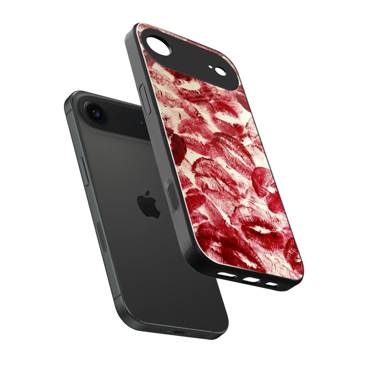 Lip Glam sleek iphone air cover with tempered glass back and TPU edges