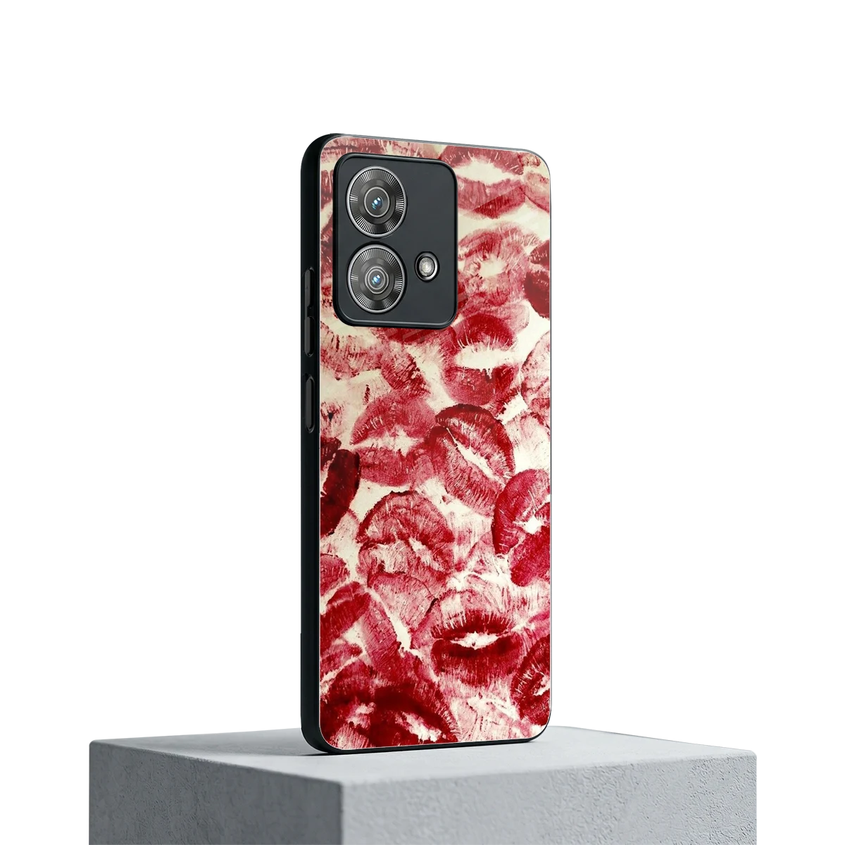 Lip Glam motorola edge 40 neo 5g mobile cover | shockproof glass phone case