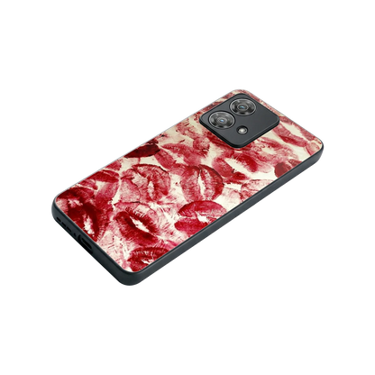 Lip Glam stylish phone case for motorola edge 40 neo 5g | glossy glass and slim fit