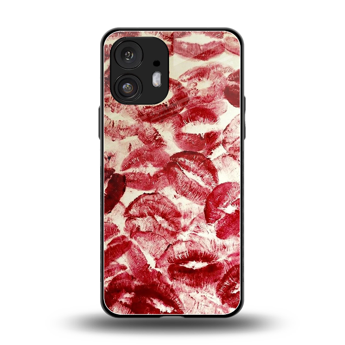 Lip Glam back phone cover | glass case for nothing phone 2