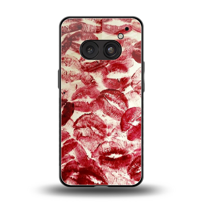 Lip Glam back phone cover | glass case for nothing phone 2a plus