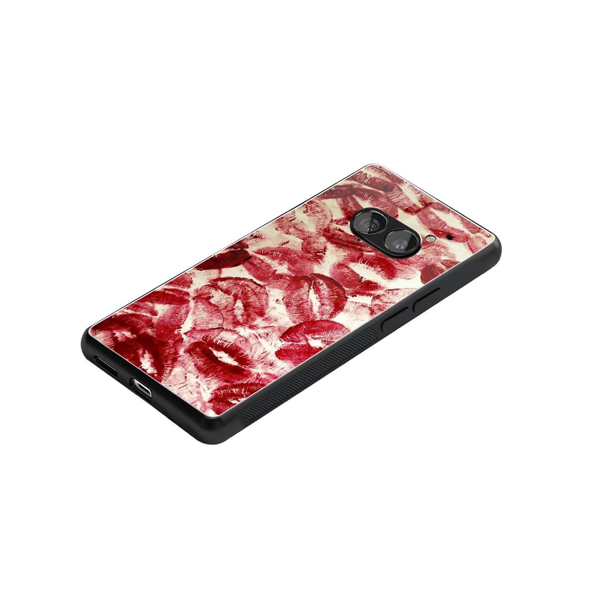Lip Glam stylish phone case for nothing phone 2a | glossy glass and slim fit