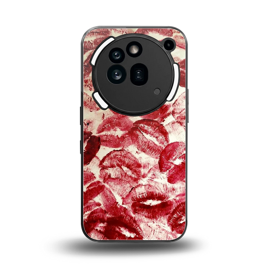 Lip Glam back phone cover | glass case for nothing phone 3a pro