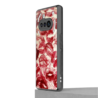 Lip Glam nothing phone 3a mobile cover | shockproof glass phone case
