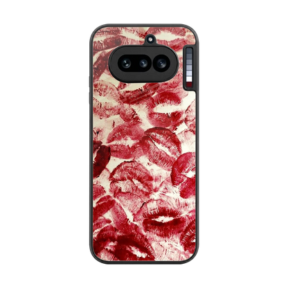 Lip Glam back phone cover | glass case for nothing phone 4a