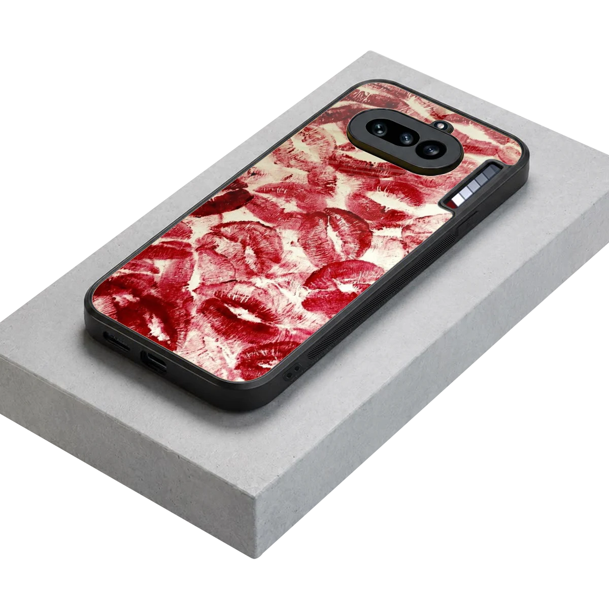 Lip Glam stylish phone case for nothing phone 4a | glossy glass and slim fit
