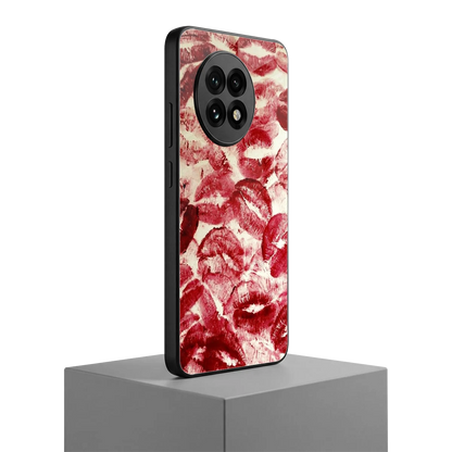 Lip Glam oneplus 13r mobile cover | shockproof glass phone case