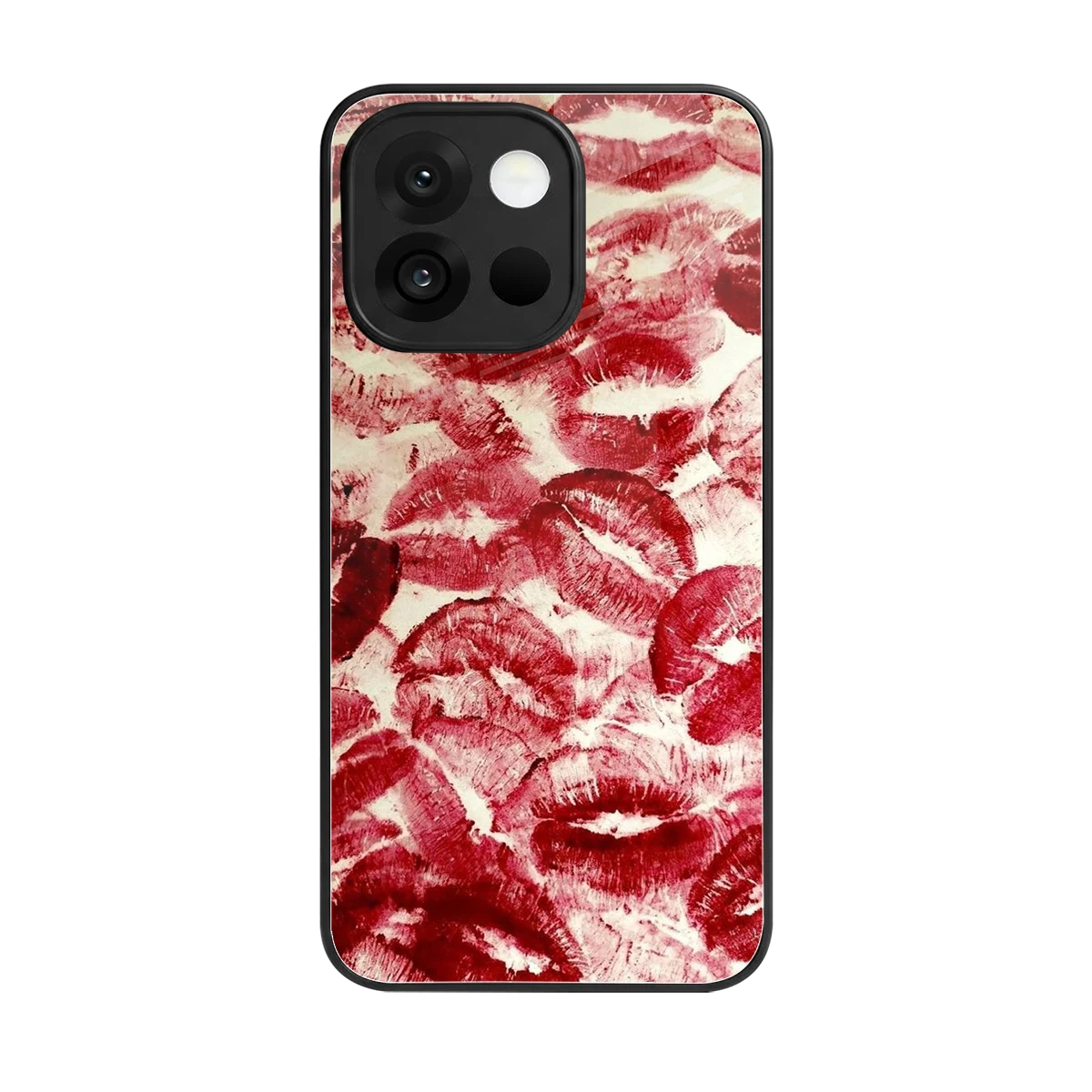 Lip Glam back phone cover | glass case for oneplus 13s
