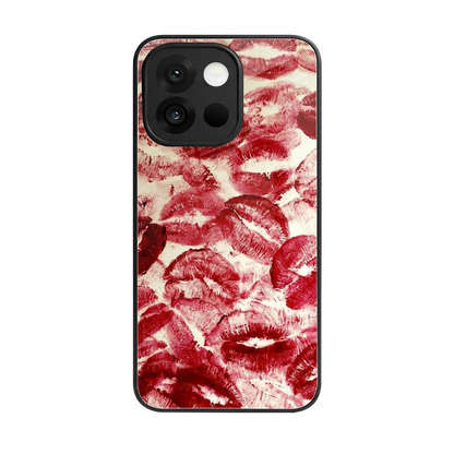 Lip Glam back phone cover | glass case for oneplus 13s