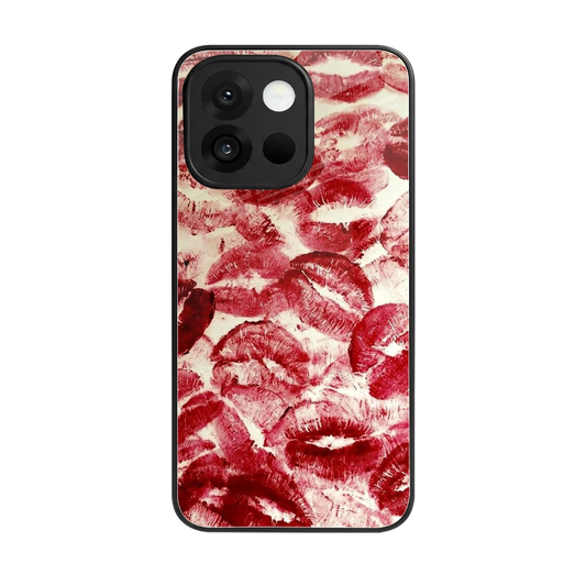 Lip Glam back phone cover | glass case for oneplus 13s