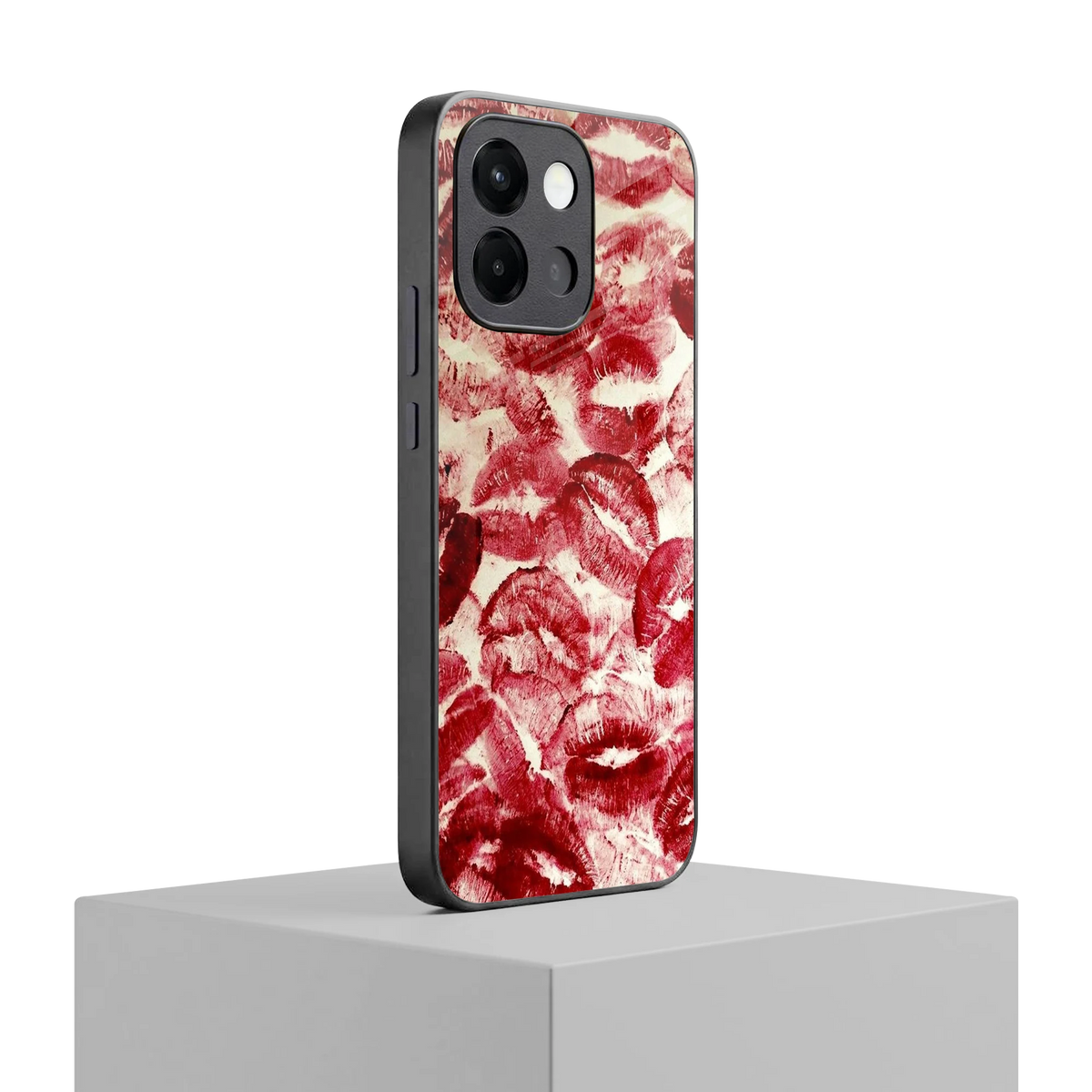 Lip Glam oneplus 13s mobile cover | shockproof glass phone case