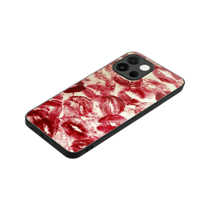 Lip Glam stylish phone case for oneplus 13s | glossy glass and slim fit