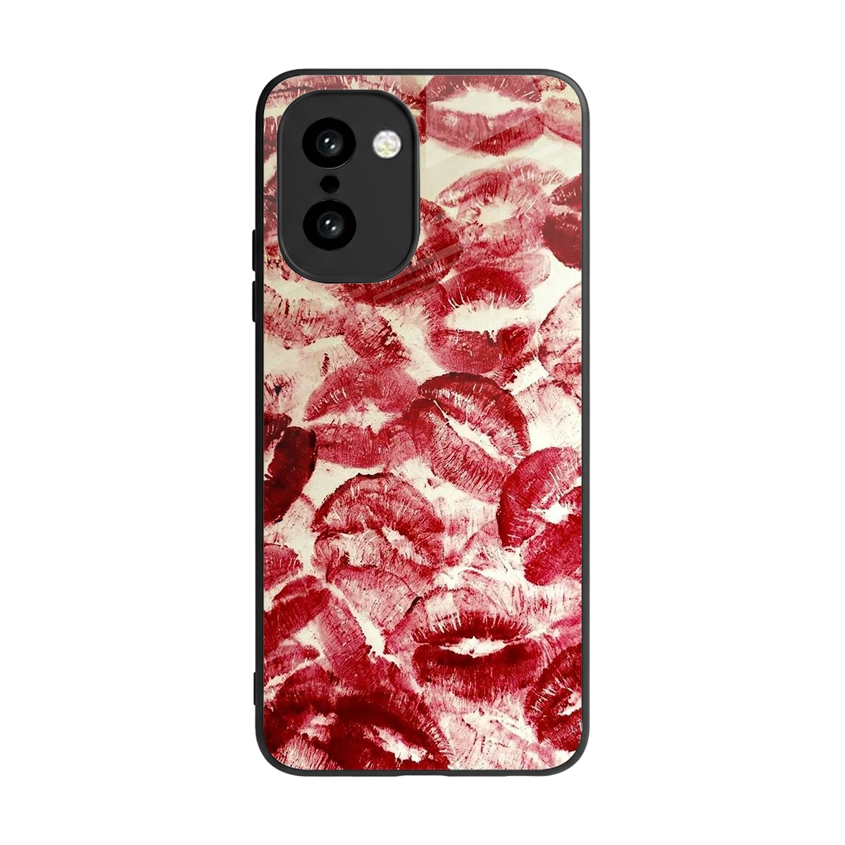 Lip Glam back phone cover | glass case for oneplus 15r