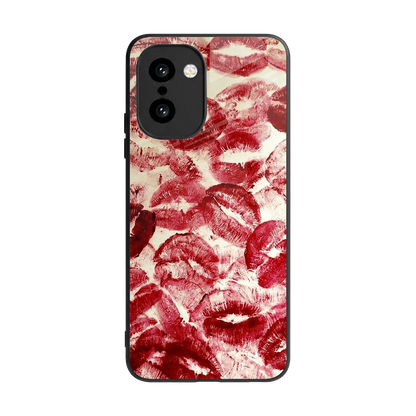 Lip Glam back phone cover | glass case for oneplus 15r