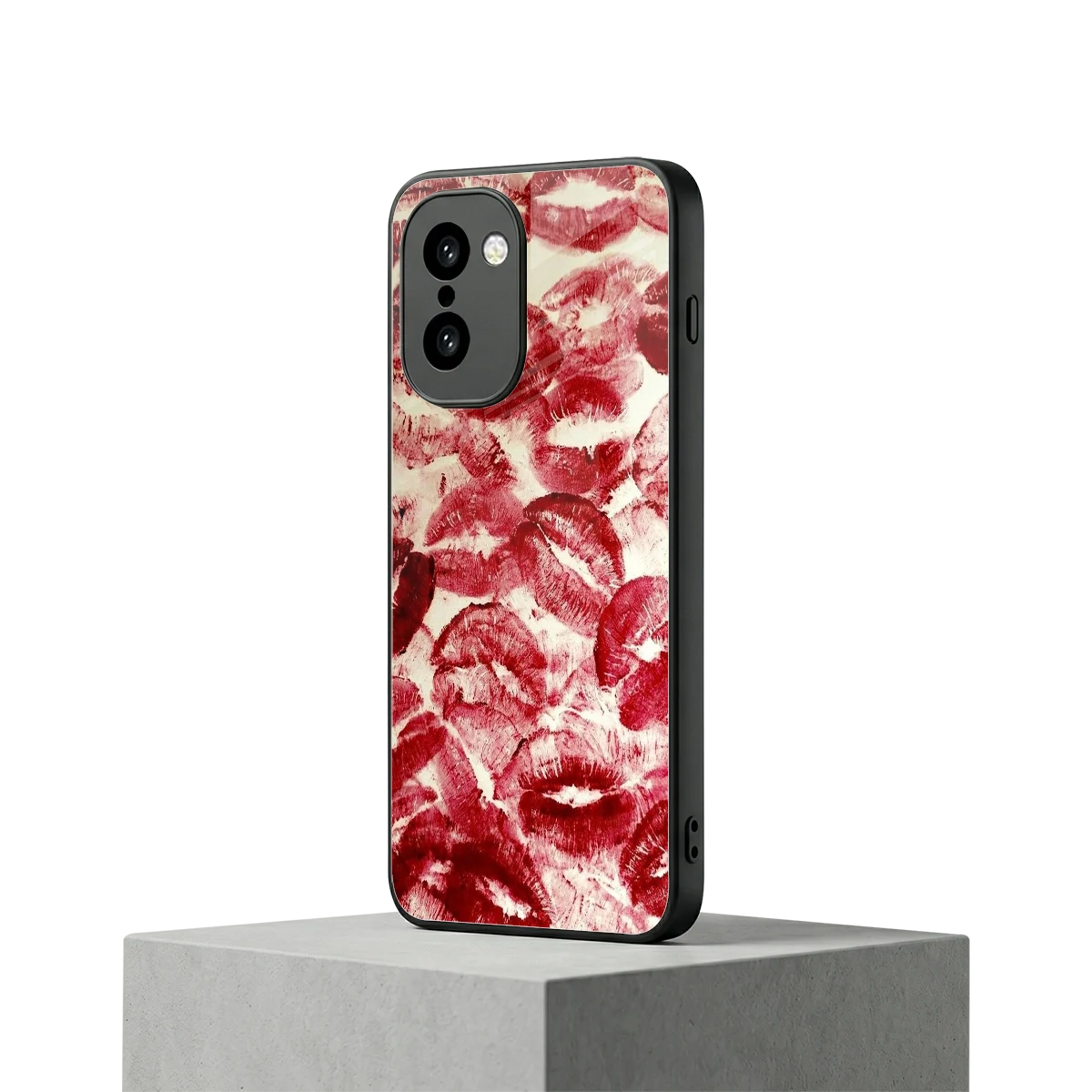 Lip Glam oneplus 15r mobile cover | shockproof glass phone case