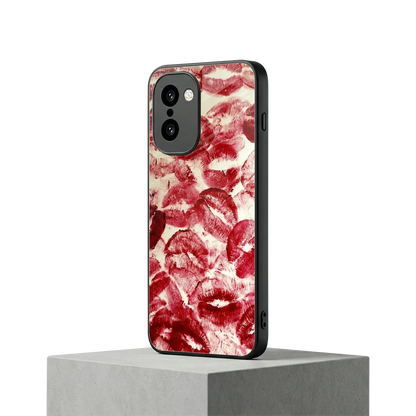 Lip Glam oneplus 15r mobile cover | shockproof glass phone case