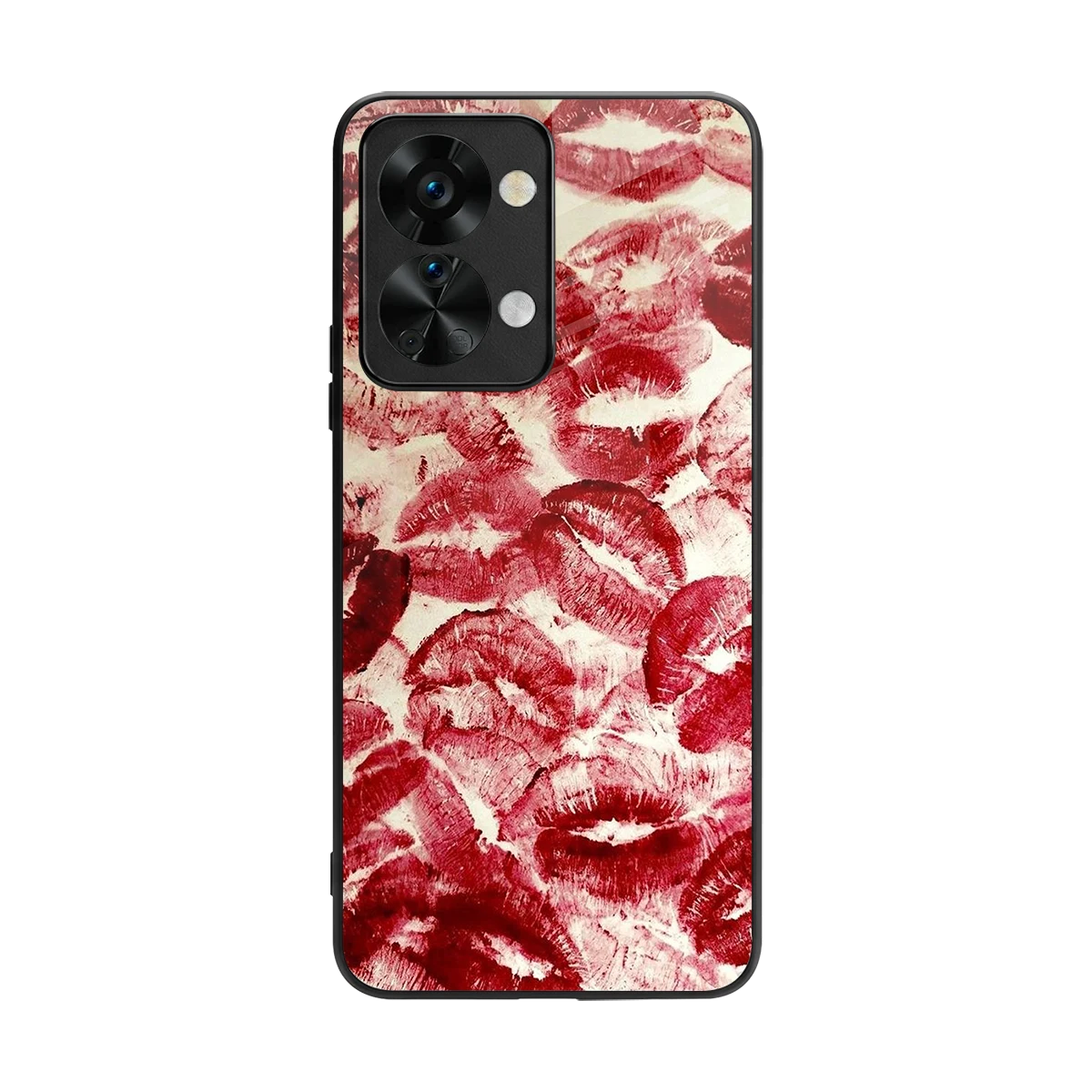 Lip Glam back phone cover | glass case for oneplus nord 2t