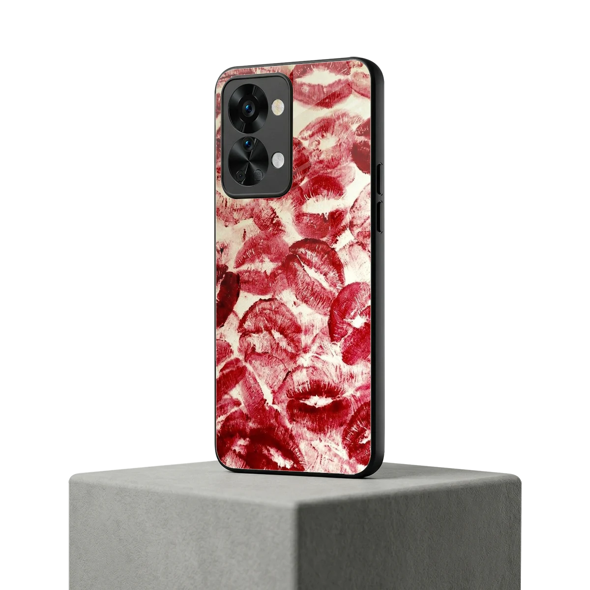 Lip Glam oneplus nord 2t mobile cover | shockproof glass phone case