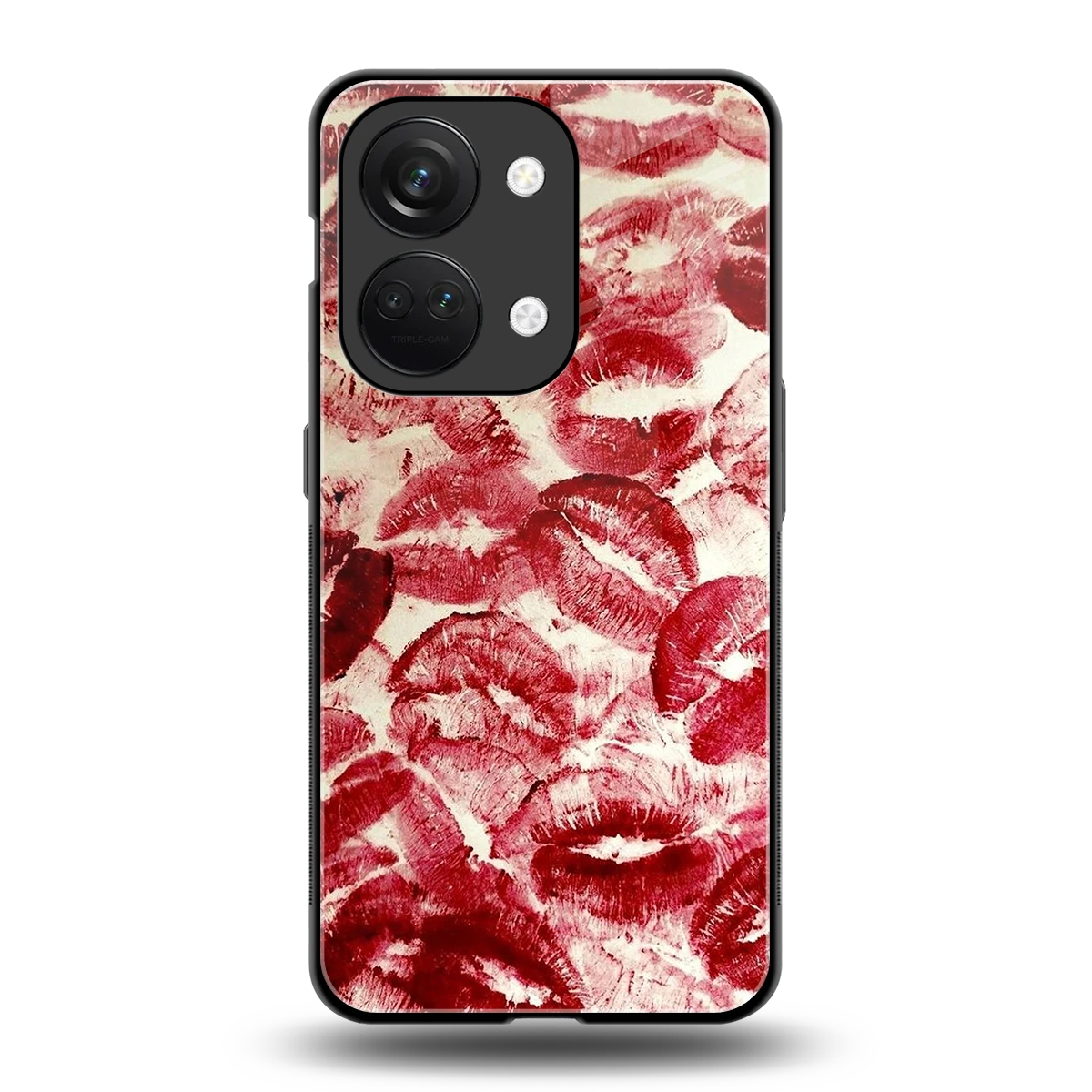 Lip Glam back phone cover | glass case for oneplus nord 3
