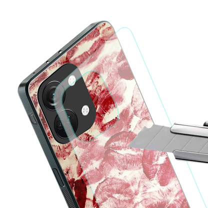 Lip Glam stylish phone case for oneplus nord 3 | glossy glass and slim fit