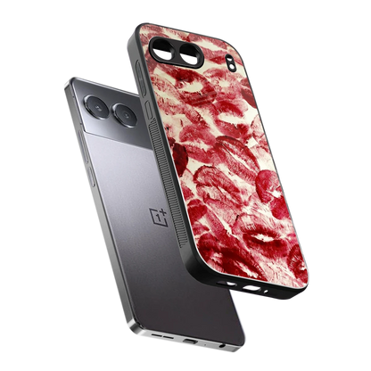 Lip Glam sleek oneplus nord 4 cover with tempered glass back and TPU edges