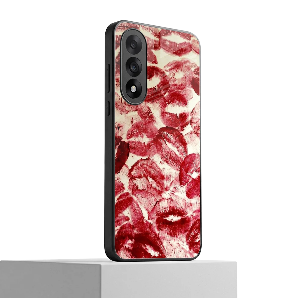 Lip Glam oneplus nord 5 mobile cover | shockproof glass phone case