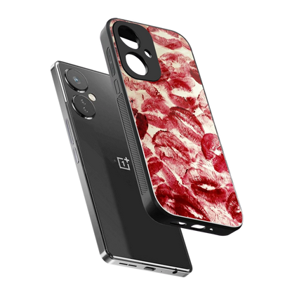 Lip Glam sleek oneplus nord ce 3 cover with tempered glass back and TPU edges
