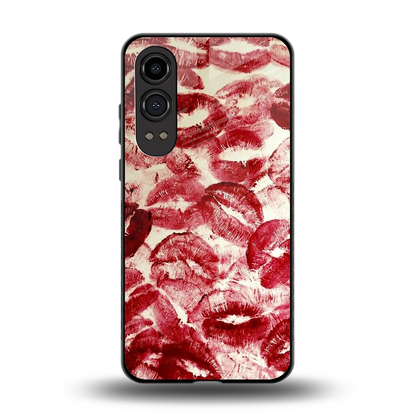 Lip Glam back phone cover | glass case for oneplus nord ce 4 lite