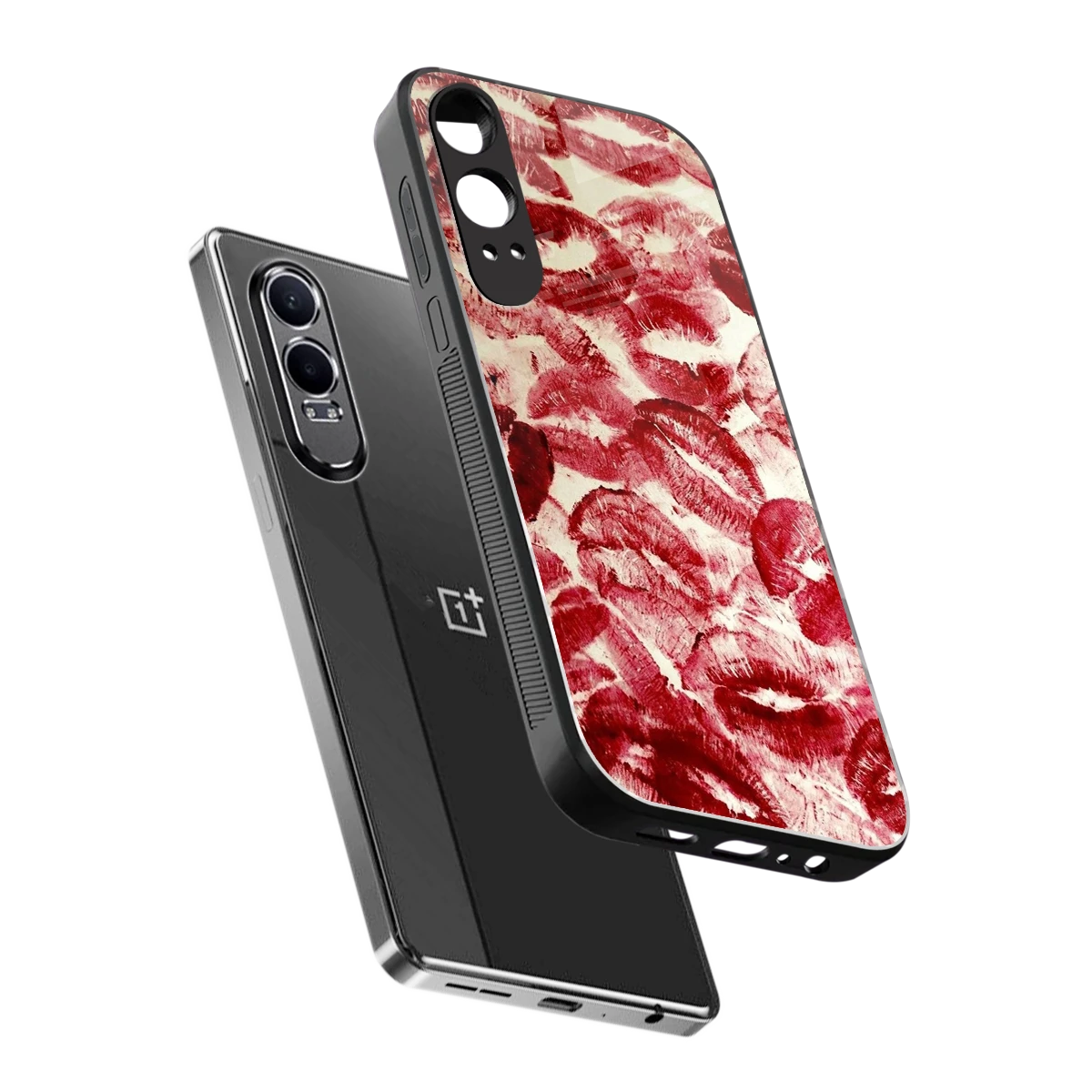 Lip Glam sleek oneplus nord ce 4 lite cover with tempered glass back and TPU edges