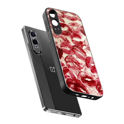 Lip Glam sleek oneplus nord ce 4 lite cover with tempered glass back and TPU edges