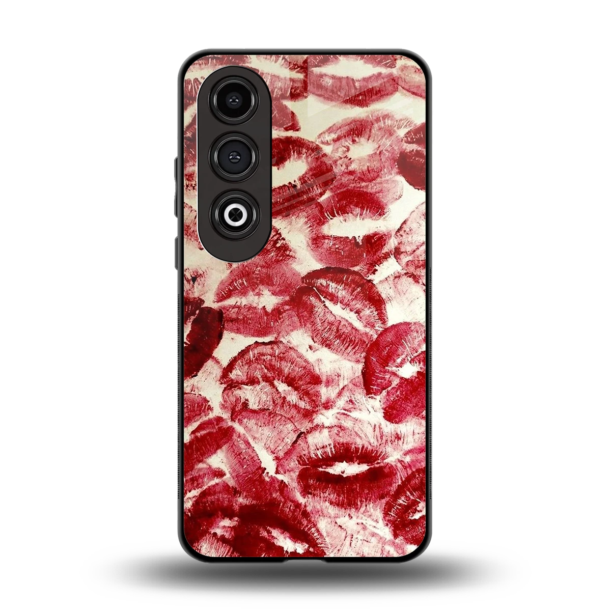 Lip Glam back phone cover | glass case for oneplus nord ce 4