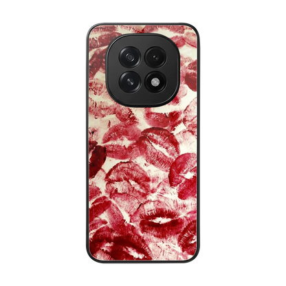 Lip Glam back phone cover | glass case for oppo f29 5g