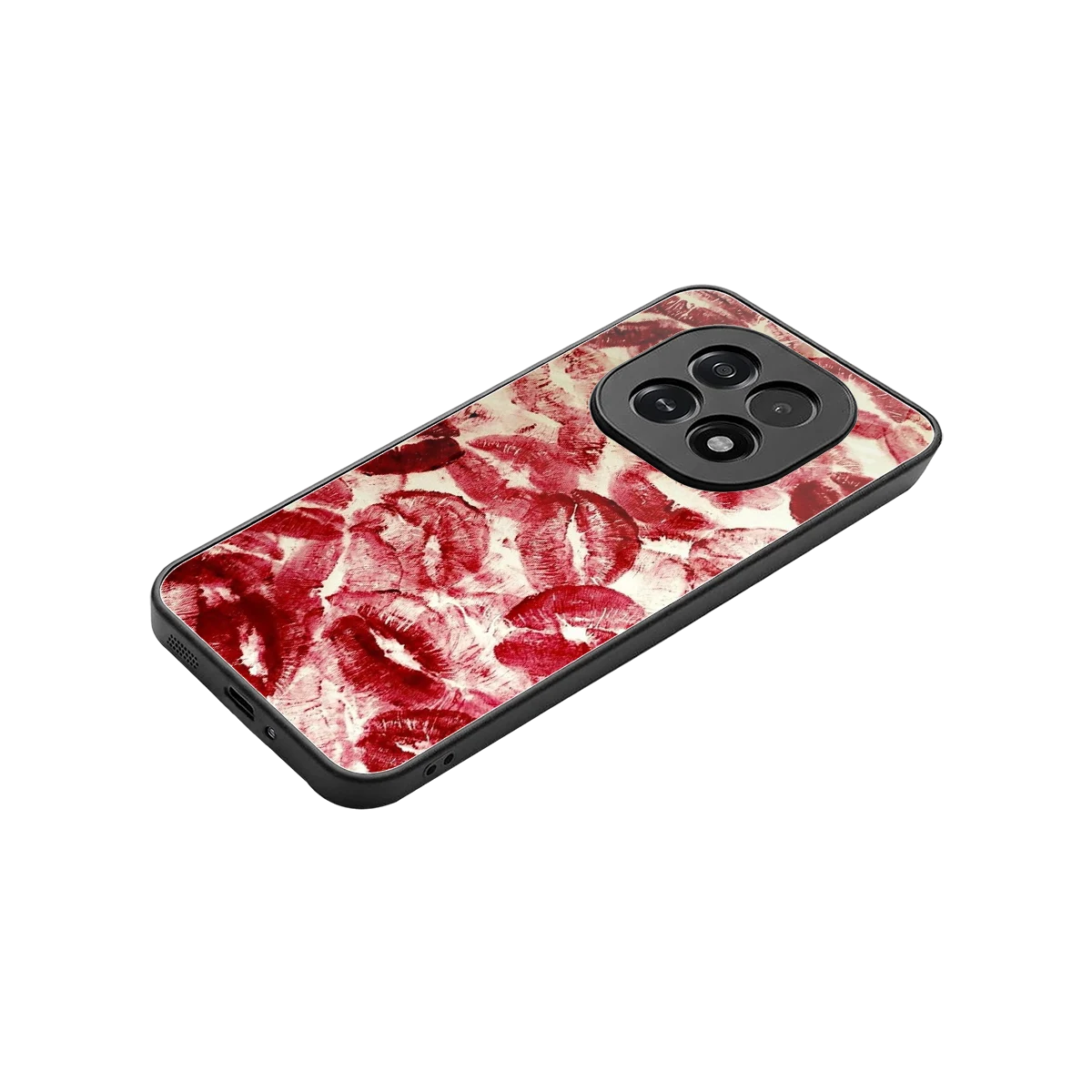 Lip Glam stylish phone case for oppo f29 5g | glossy glass and slim fit