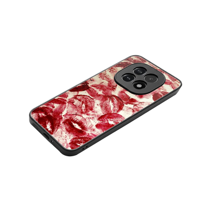 Lip Glam stylish phone case for oppo f29 5g | glossy glass and slim fit