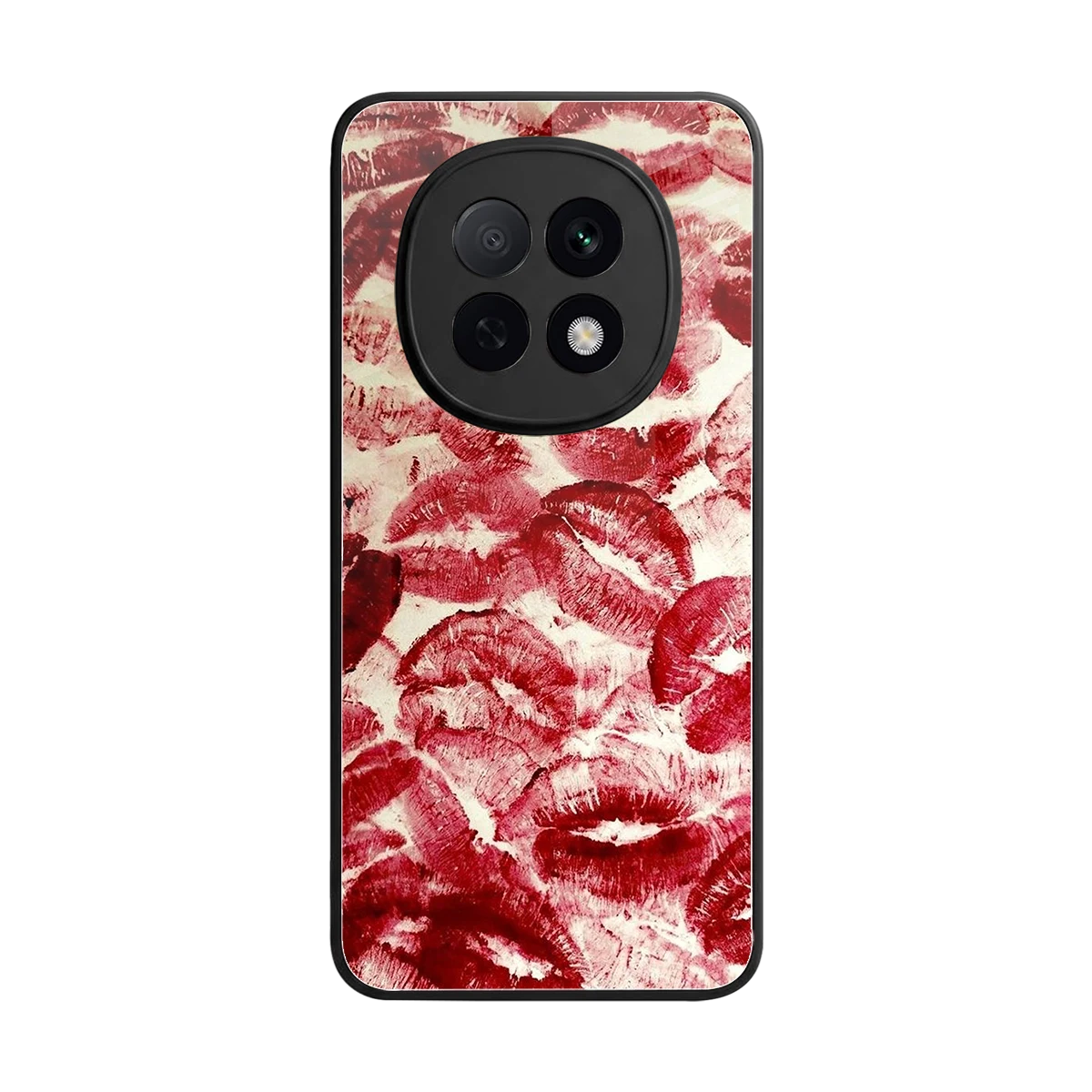 Lip Glam back phone cover | glass case for oppo f29 pro 5g