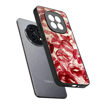 Lip Glam sleek oppo f29 pro 5g cover with tempered glass back and TPU edges