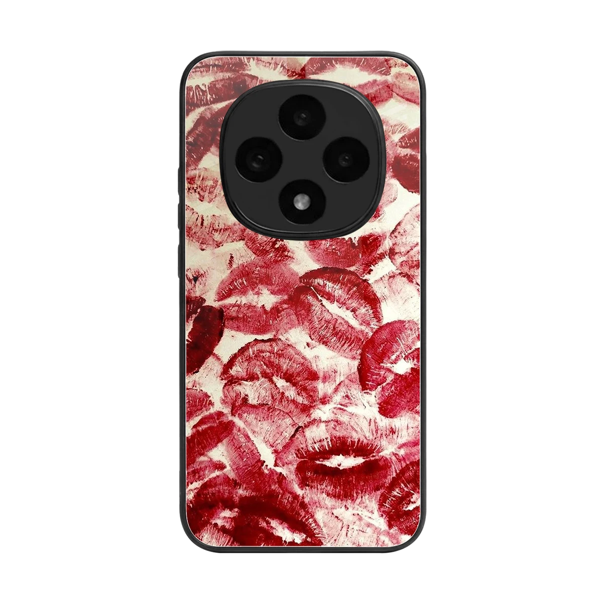 Lip Glam back phone cover | glass case for oppo f31 pro 5g