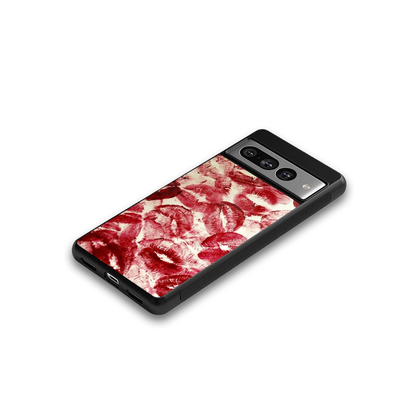 Lip Glam google pixel 7 pro mobile cover | shockproof glass phone case