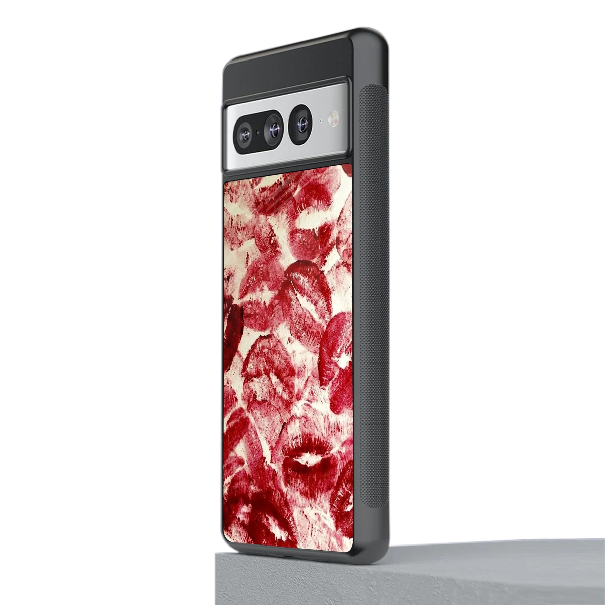 Lip Glam stylish phone case for google pixel 7 pro | glossy glass and slim fit