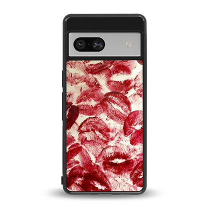 Lip Glam back phone cover | glass case for google pixel 7