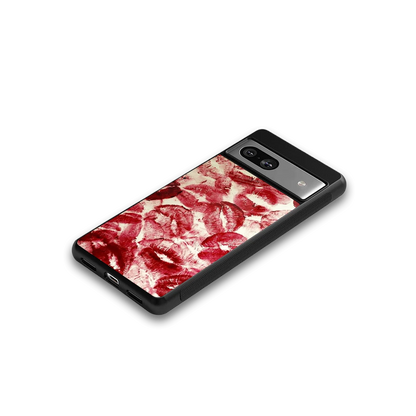 Lip Glam google pixel 7a mobile cover | shockproof glass phone case