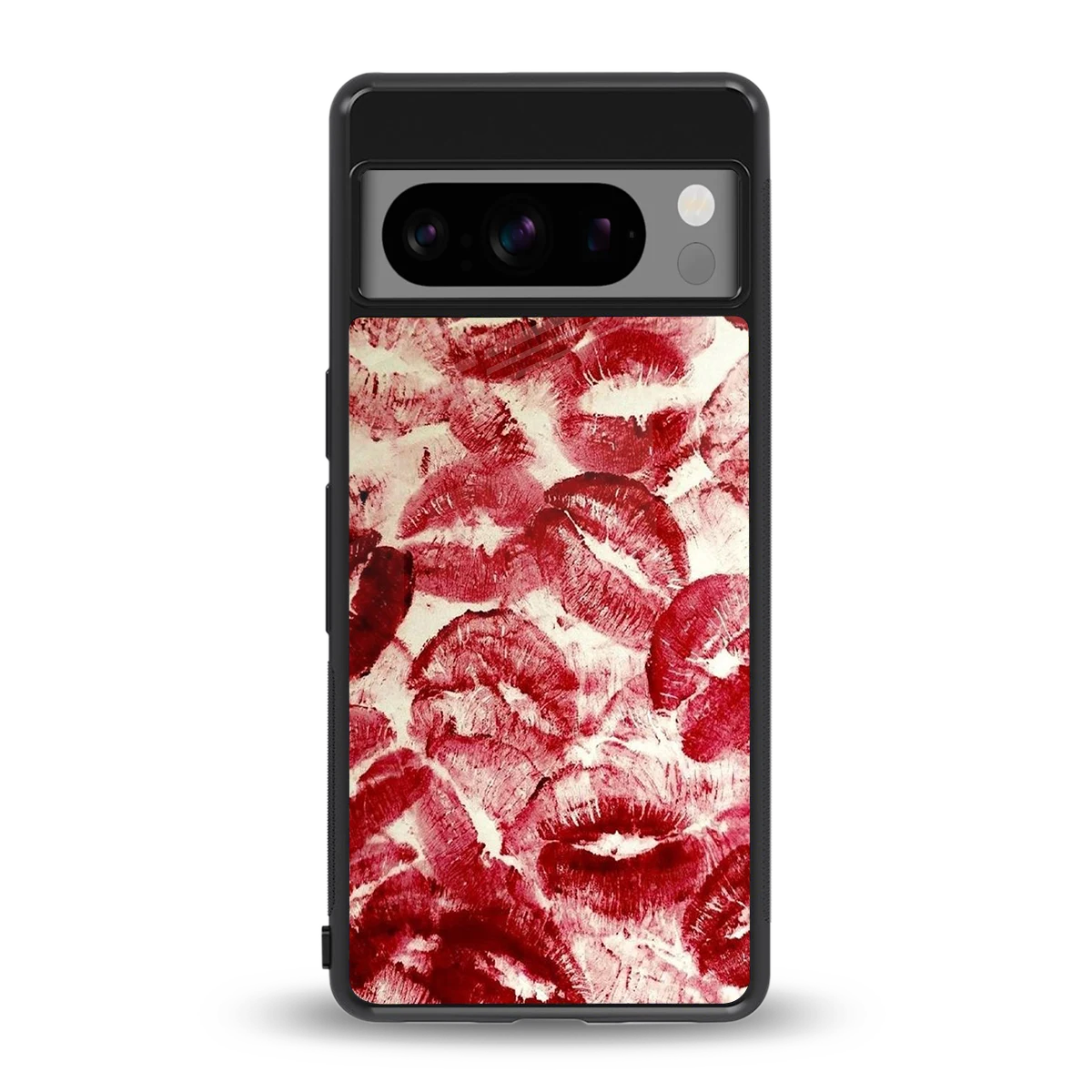 Lip Glam back phone cover | glass case for google pixel 8 pro