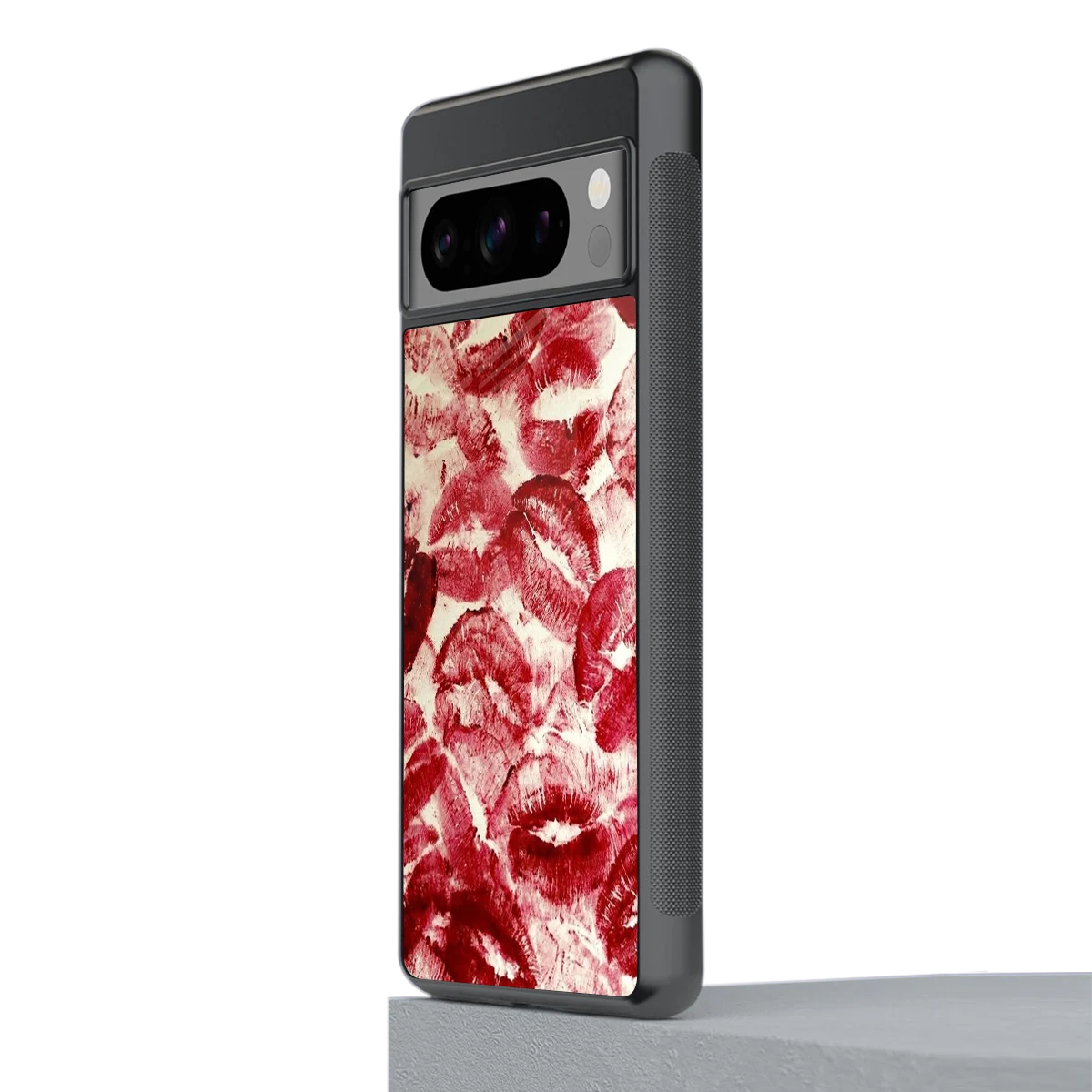 Lip Glam stylish phone case for google pixel 8 pro | glossy glass and slim fit