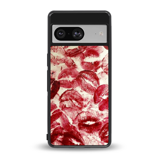 Lip Glam back phone cover | glass case for google pixel 8