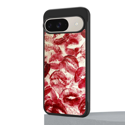 Lip Glam google pixel 9 mobile cover | shockproof glass phone case