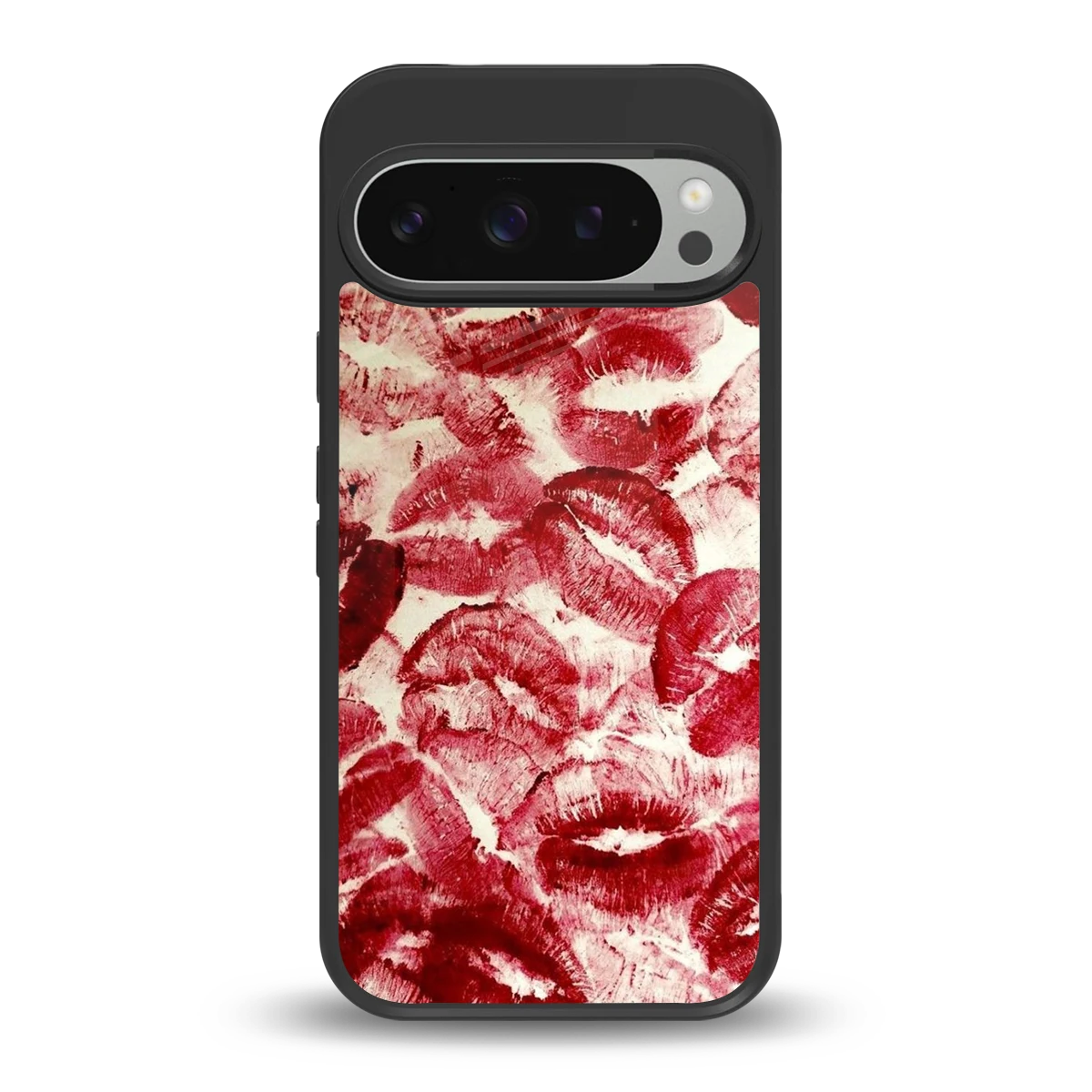 Lip Glam back phone cover | glass case for google pixel 9 pro xl